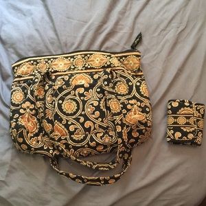 Vera Bradley bag matching wallet